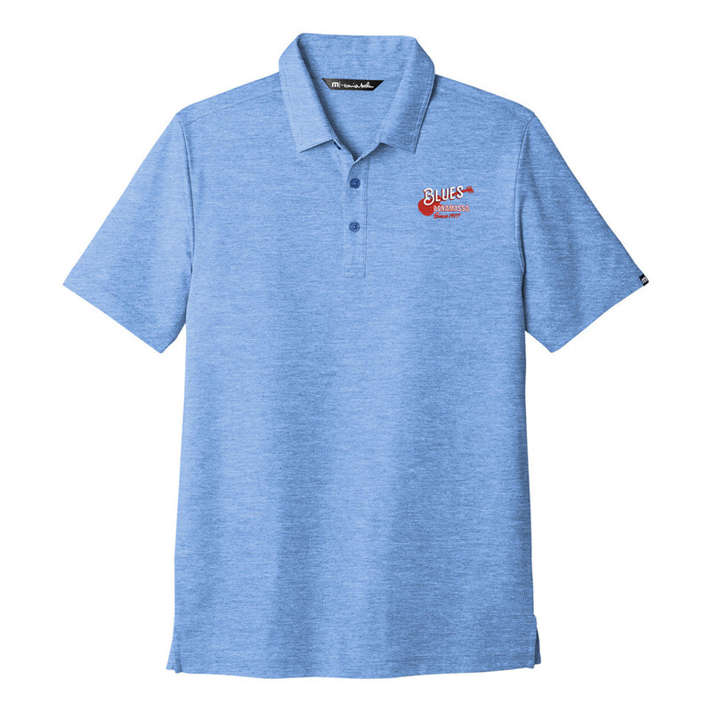 Certified Blues TravisMathew Oceanside Heather Polo (Men)