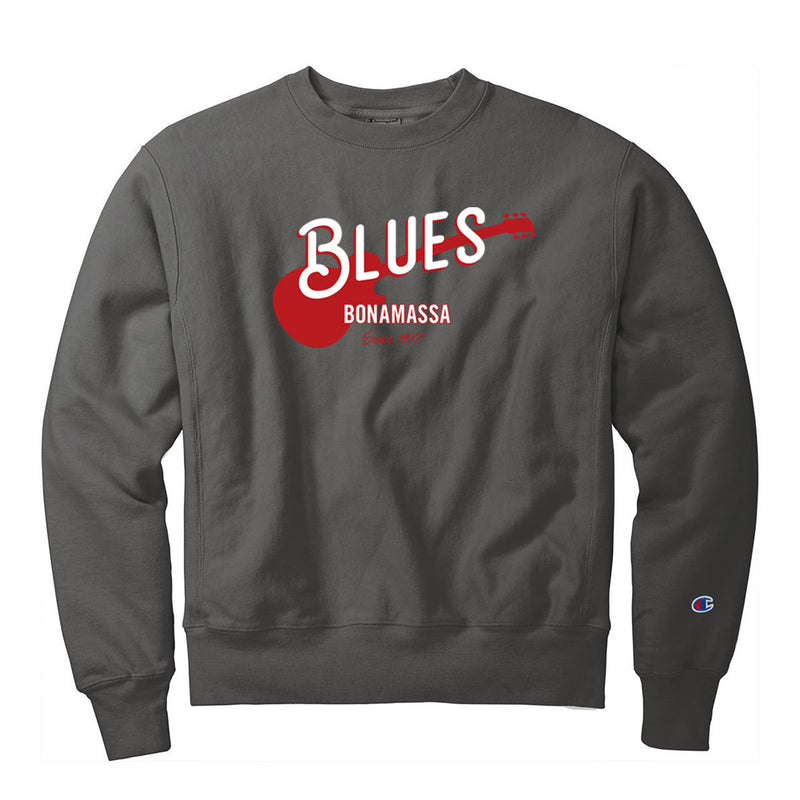 Certified Blues Champion Reverse Weave Crewneck Sweatshirt (Unisex)