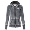 Tangled Up in Blues J. America Zip-Up Hooded Sweatshirt (Women)