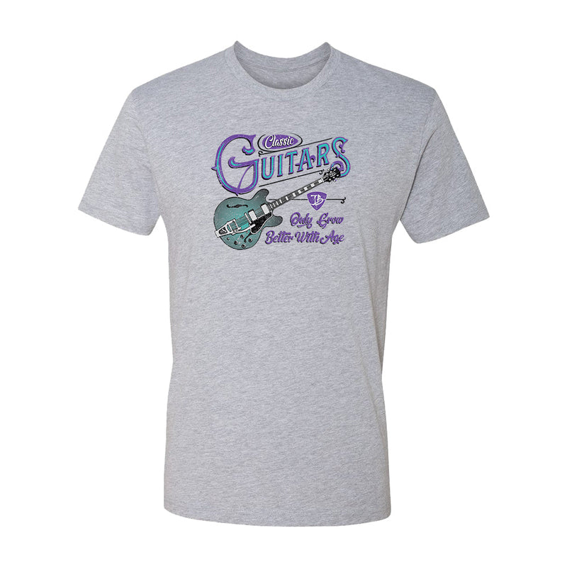 Classic Guitars Only Grow Better with Age T-Shirt (Unisex)