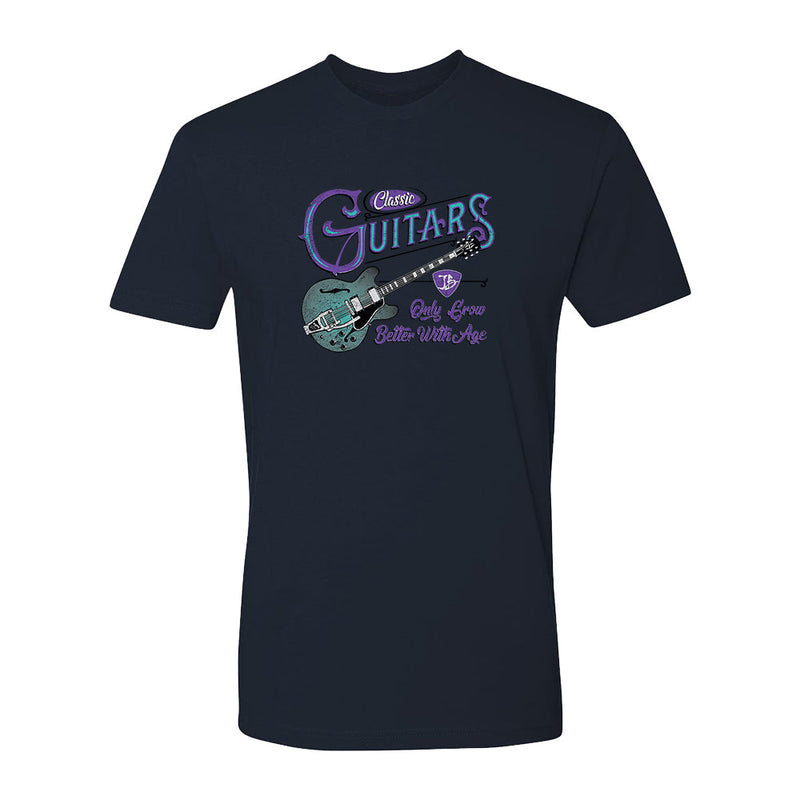 Classic Guitars Only Grow Better with Age T-Shirt (Unisex)