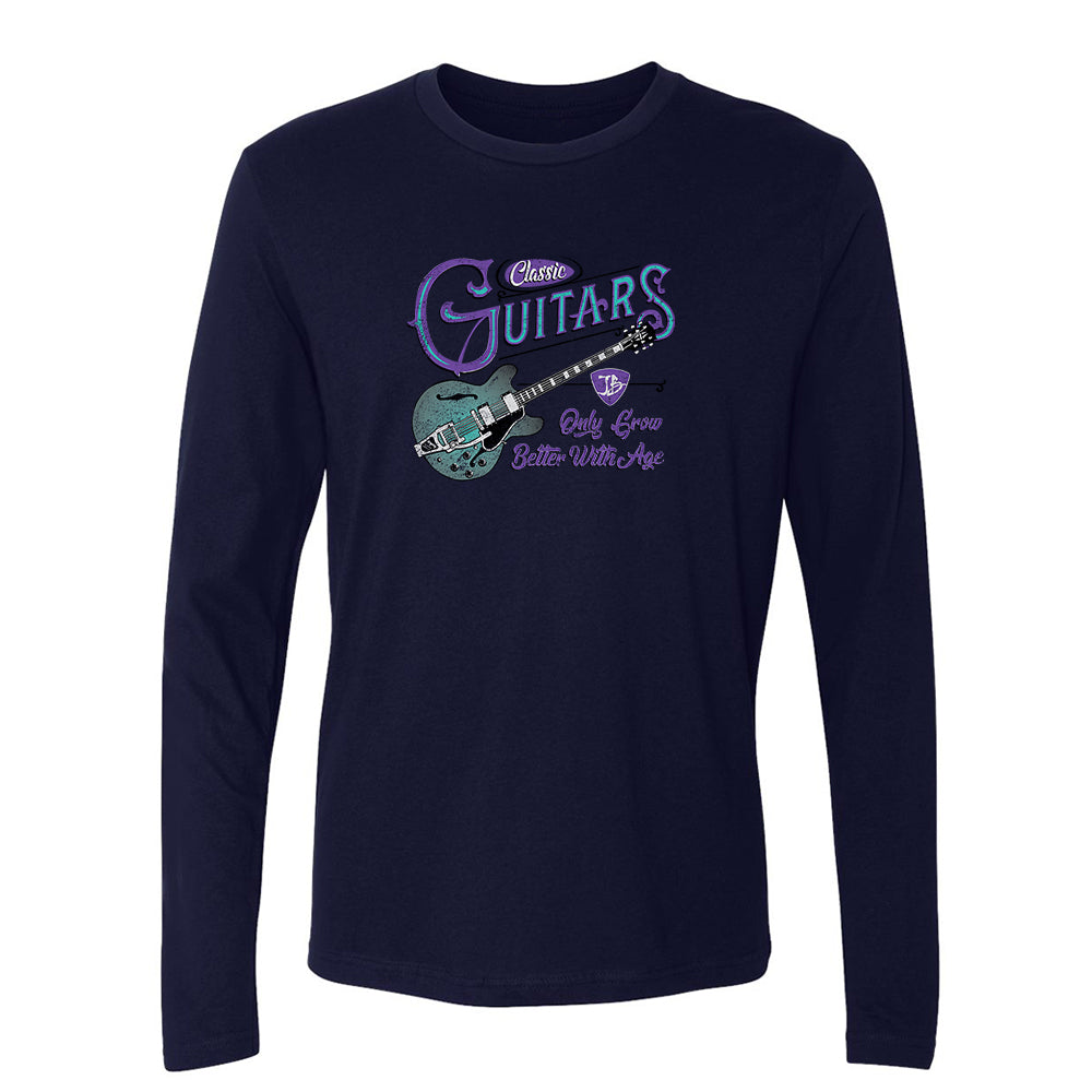 Classic Guitars Only Grow Better with Age Long Sleeve (Men)