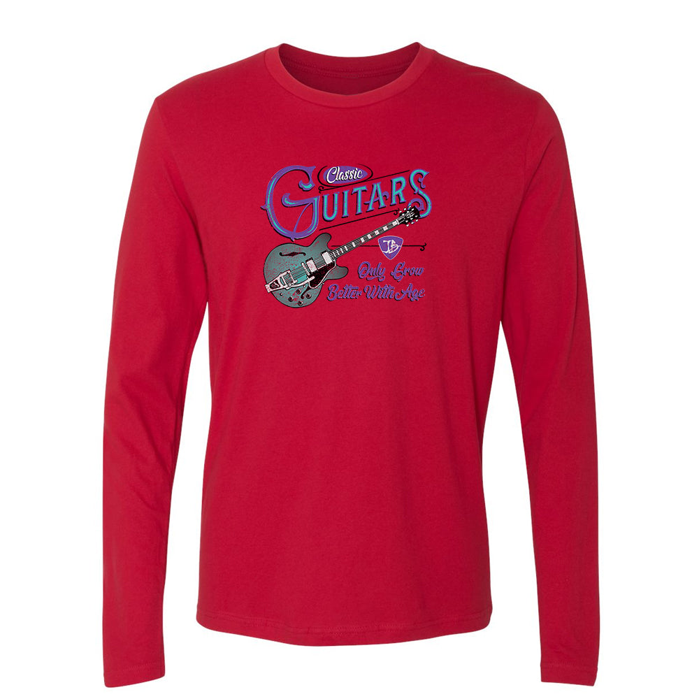 Classic Guitars Only Grow Better with Age Long Sleeve (Men)