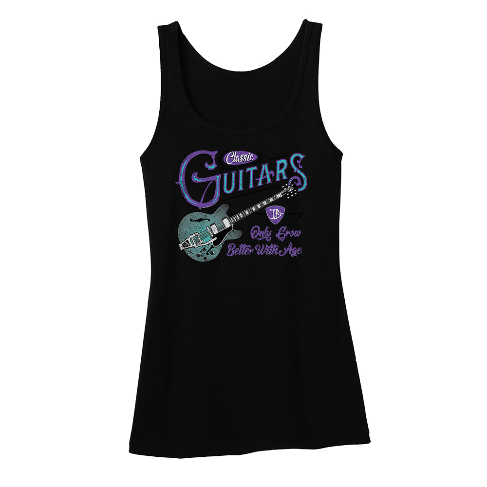 Classic Guitars Only Grow Better with Age Tank (Women)
