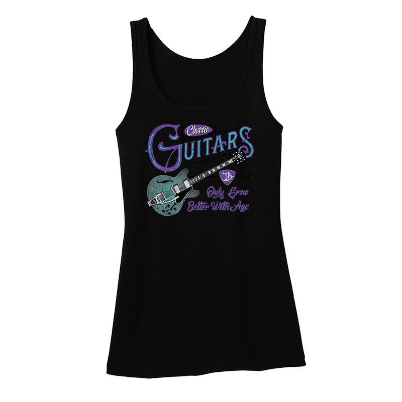 Classic Guitars Only Grow Better with Age Tank (Women)