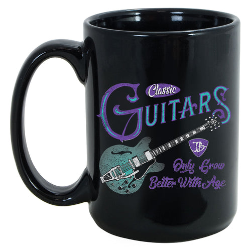 Classic Guitars Only Grow Better with Age Mug