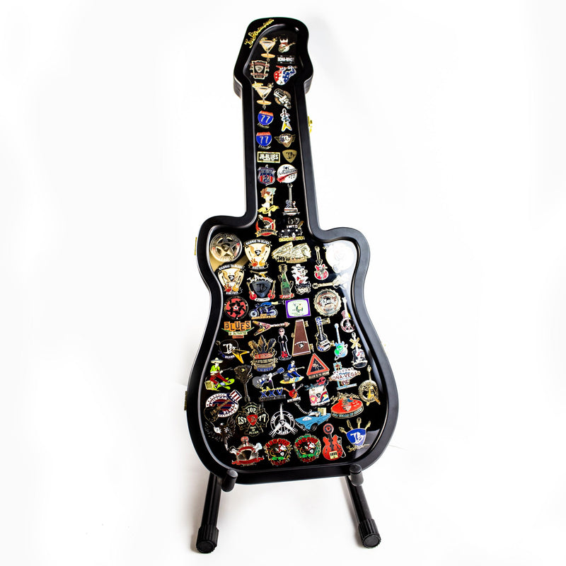 Guitar Pin Case w/Stand
