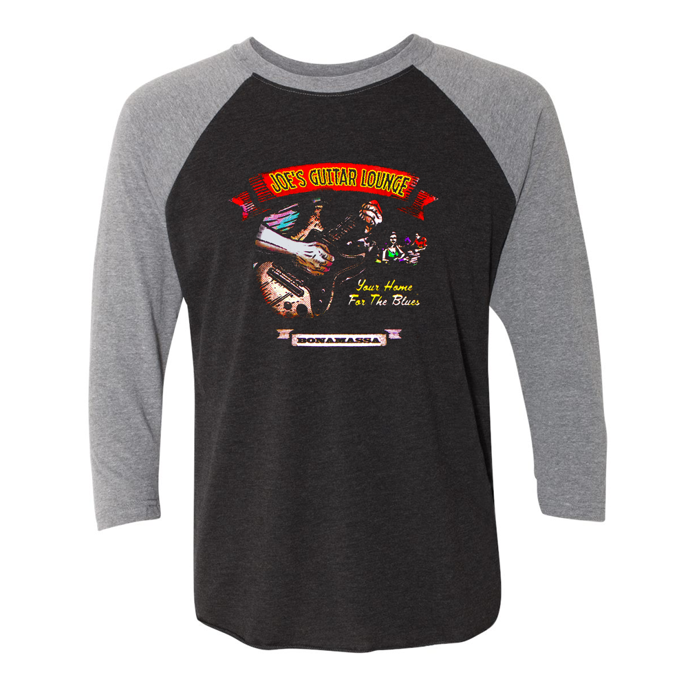 Joe's Guitar Lounge 3/4 Sleeve T-Shirt (Unisex)