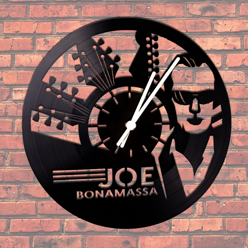 Bona-Fide Headstock Vinyl Clock