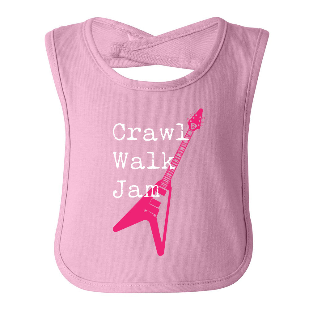 Crawl Walk Jam Bib