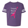 Crawl Walk Jam Football T-Shirt (Toddler)
