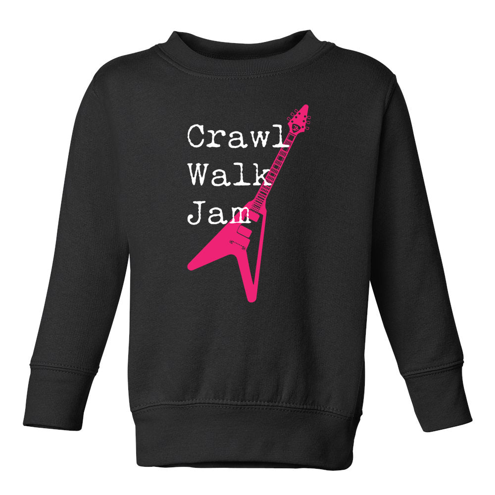 Crawl Walk Jam Crewneck Sweatshirt (Toddler)