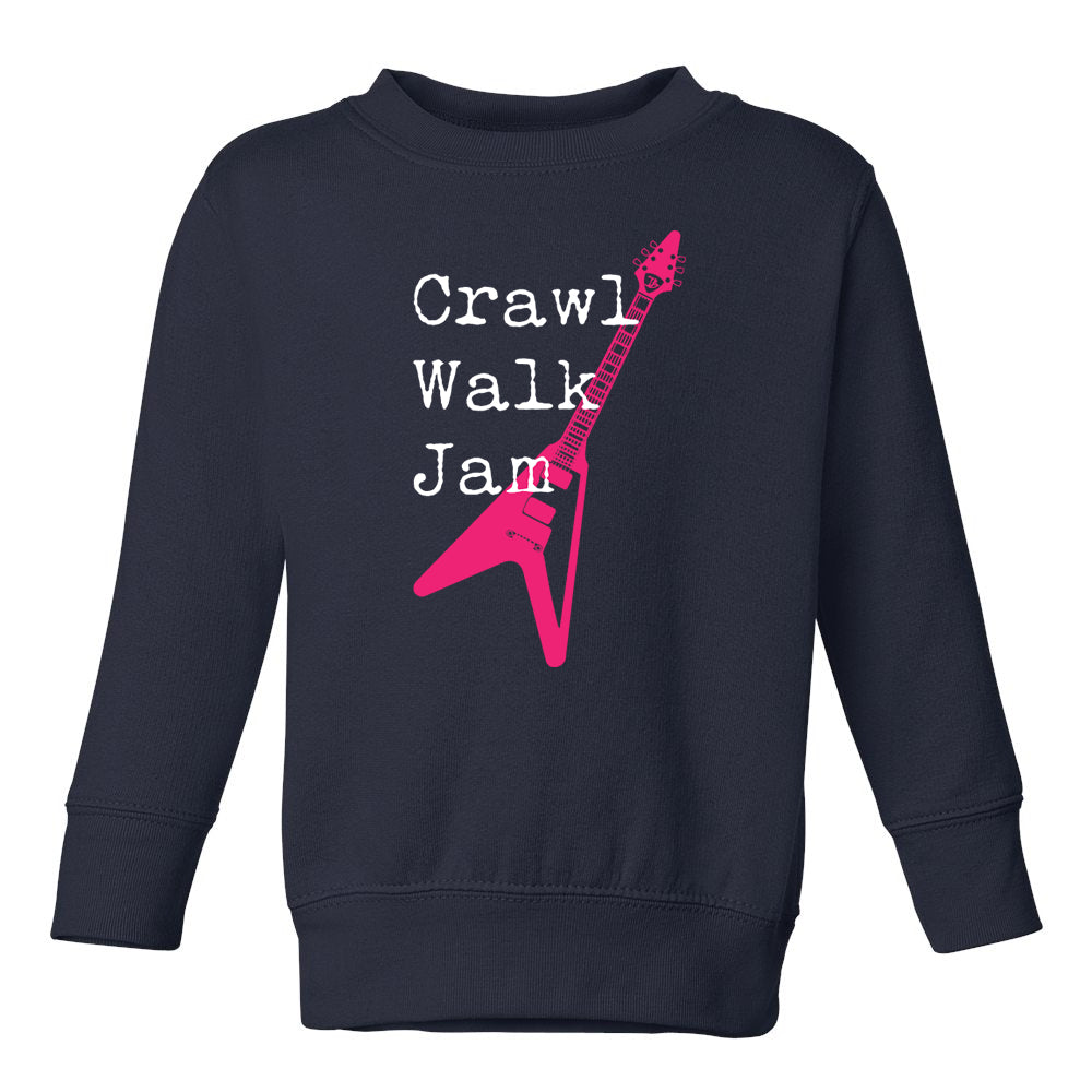 Crawl Walk Jam Crewneck Sweatshirt (Toddler)