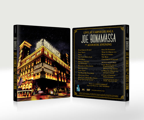 Joe Bonamassa: Live at Carnegie Hall - An Acoustic Evening (DVD) (Released: 2017)