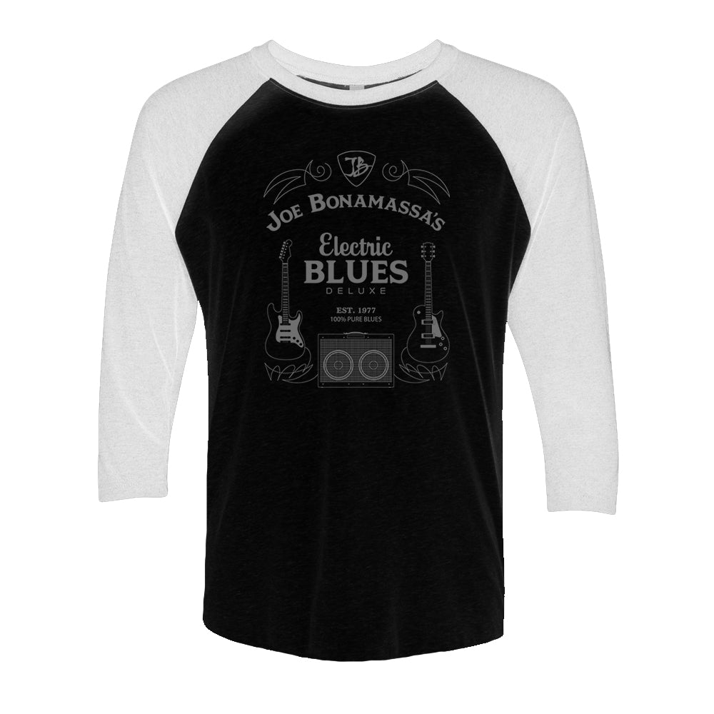 Electric Blues Logo 3/4 Sleeve T-Shirt (Unisex)
