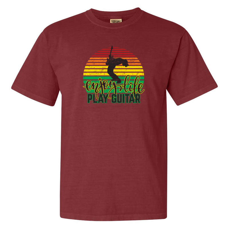 Enjoy Life, Play Guitar Comfort Colors T-Shirt (Unisex)