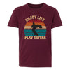 Vintage Enjoy Life, Play Guitar T-Shirt (Youth)