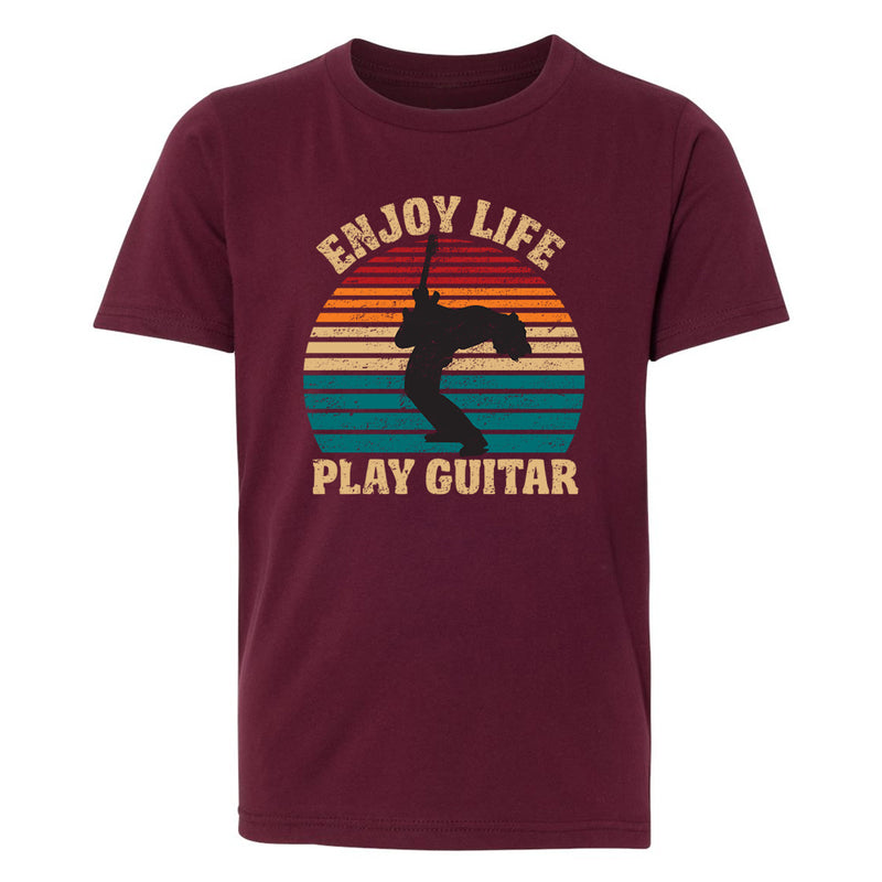 Vintage Enjoy Life, Play Guitar T-Shirt (Youth)
