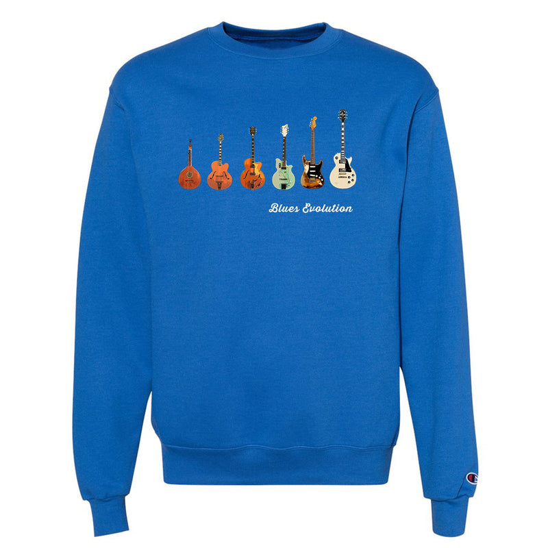 Blues Evolution Champion Crewneck Sweatshirt (Unisex)