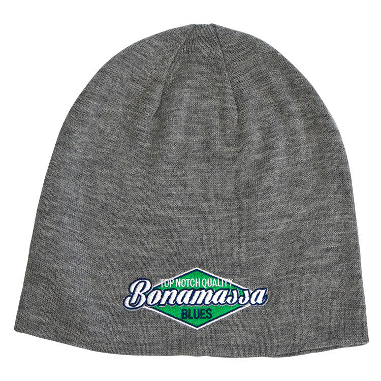 JB Top Notch Slouch Beanie -  Light Grey Heather