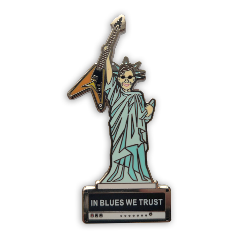 Statue of Blues Liberty Flying V Pin - Limited Edition (25 pieces)