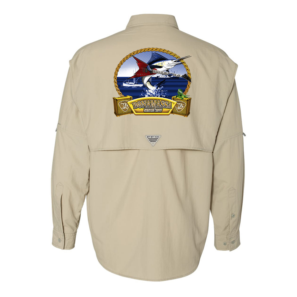 Men's Columbia Bahama II Fishing Shirt - Long Sleeve-COL7047