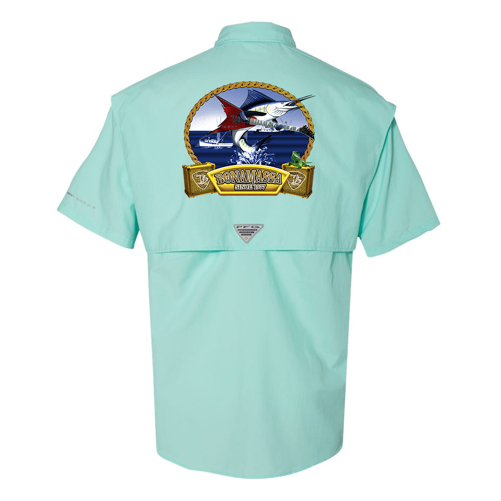 Flying V Fish Columbia PFG Bahama II Short Sleeve (Men