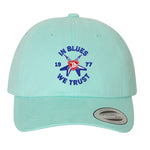 Flying V Shield Peached Twill Dad Hat