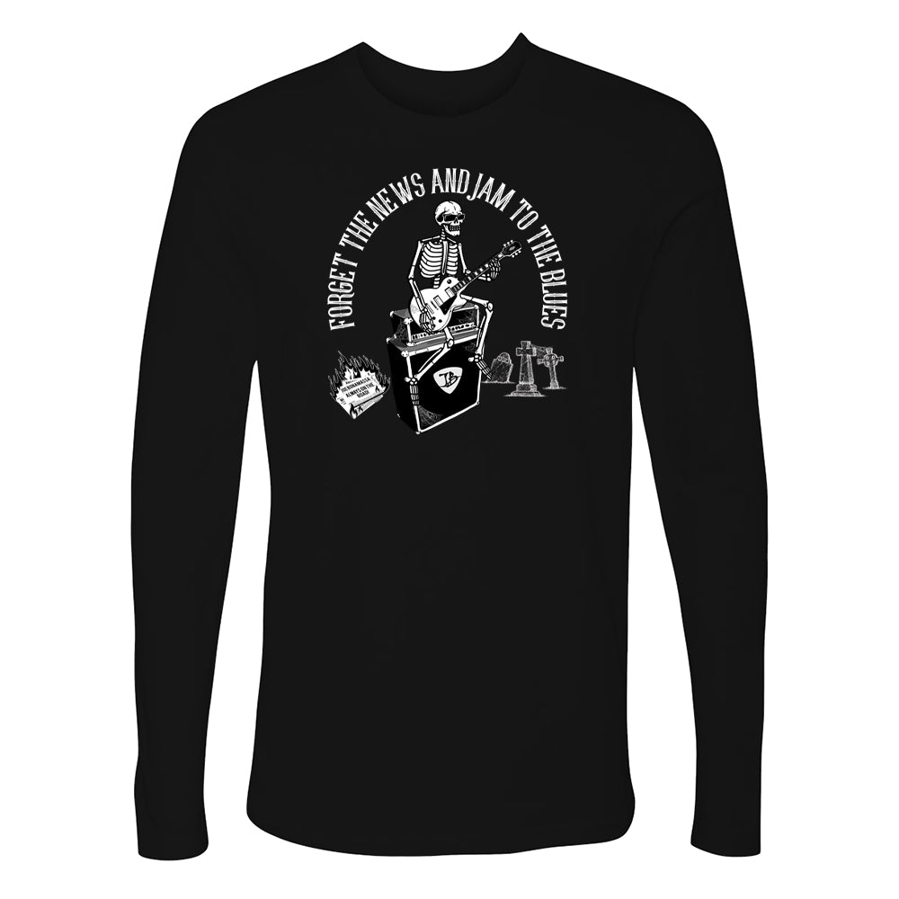Forget the News and Jam to the Blues Long Sleeve (Men)