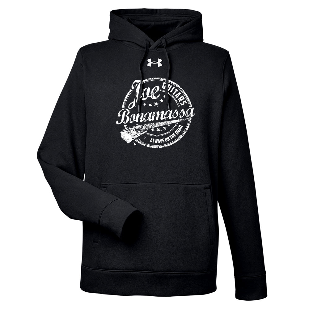 Black zip up discount hoodie under armour