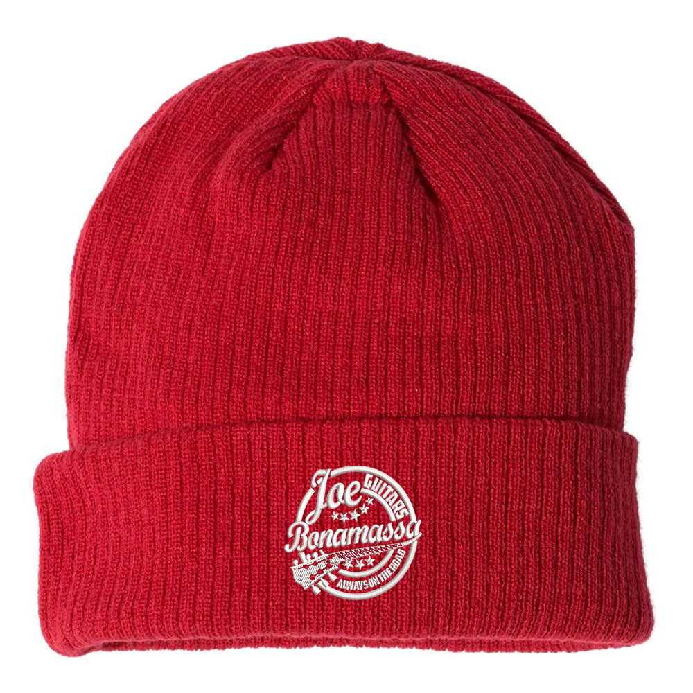 Genuine Blues Champion Ribbed Beanie - Red