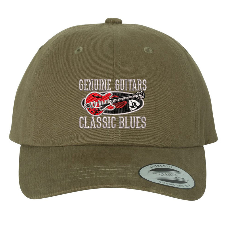 Genuine Guitars & Classic Blues Peached Twill Dad Hat