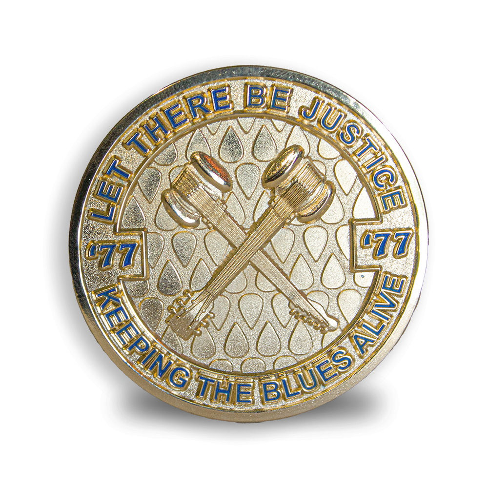 Let There Be Blues Challenge Coin - Limited Edition (100 pieces)