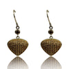 Bona-Fide Champagne Guitar Pick Earrings