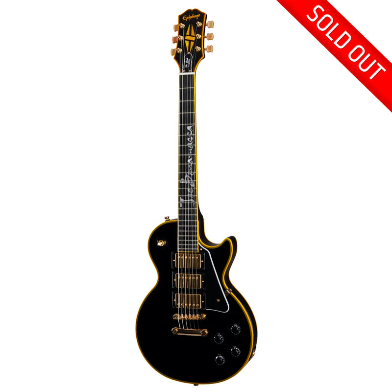 2020 Ltd Ed Joe Bonamassa Les Paul Custom "Black Beauty" Custom Inlay Outfit Epiphone w/Case