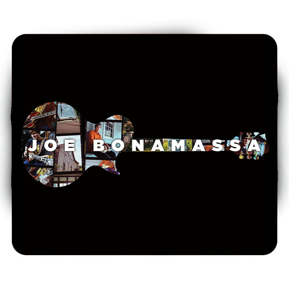 A New Day Now Guitar Collage Mouse Pad