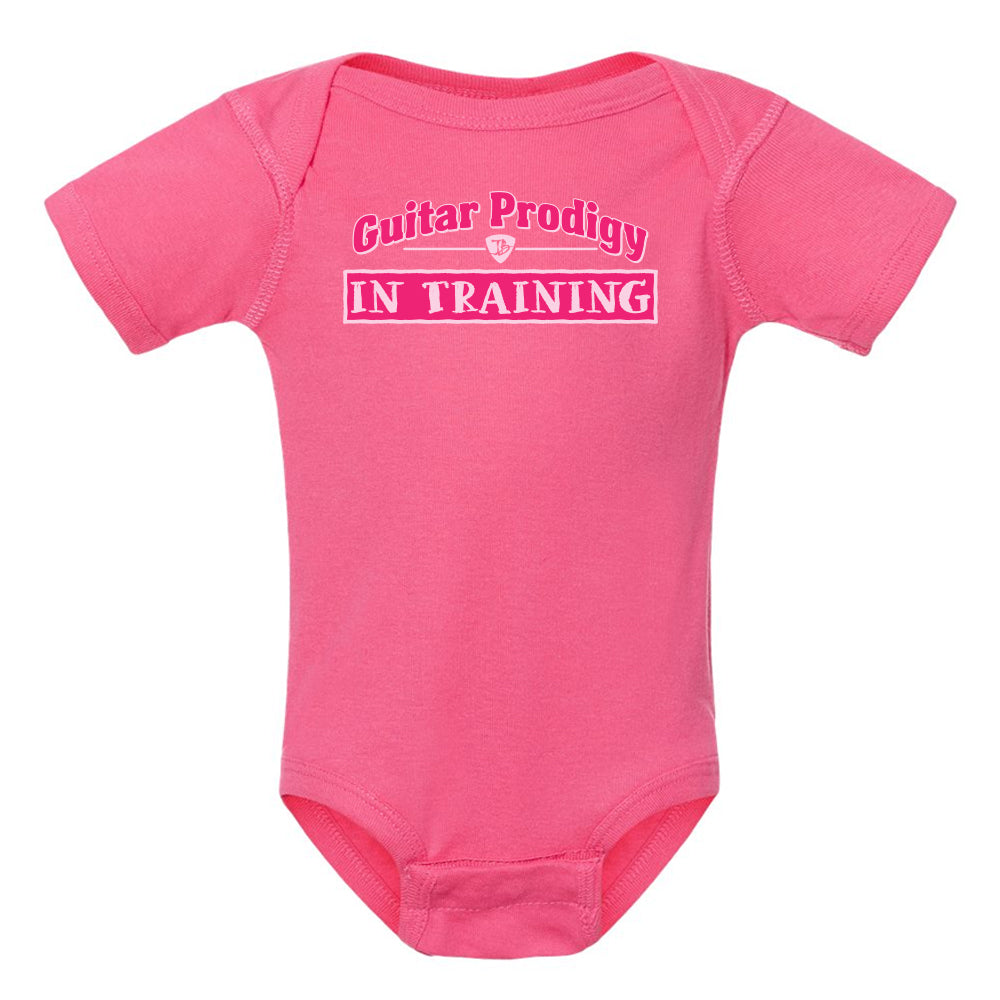 Guitar Prodigy Bodysuit (Toddler) - Hot Pink