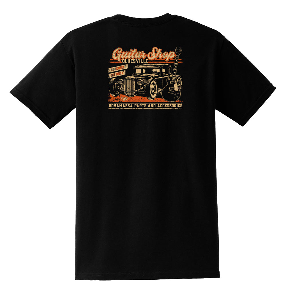 Guitar Shop Pocket T-Shirt (Unisex)