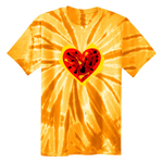 Be Mine Tie Dye T-Shirt (Unisex) - Gold
