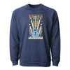 2021 Happy Blues Year Lightweight Crew Neck Long Sleeve (Unisex)