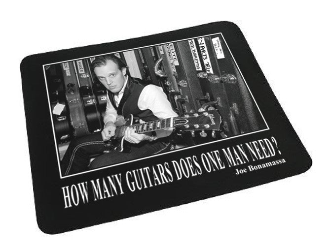 How Many Guitars Does One Man Need - Mouse Pad