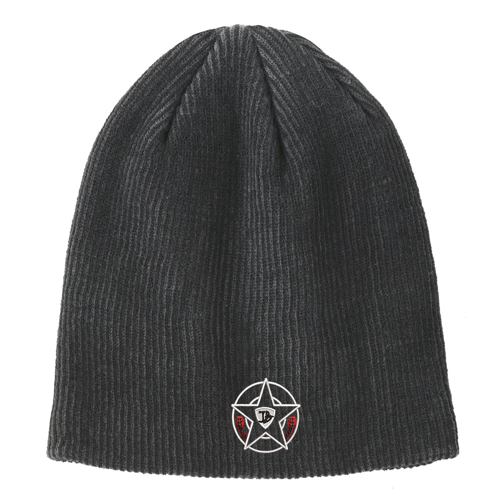 Honorable Blues Slouch Beanie - Black/Iron Grey