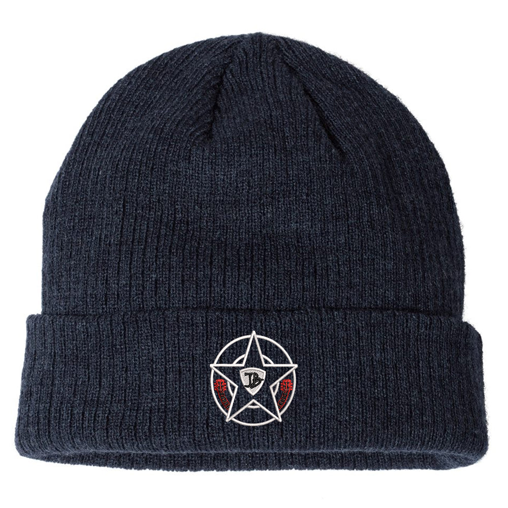 Honorable Blues Champion Ribbed Beanie - Heather Navy