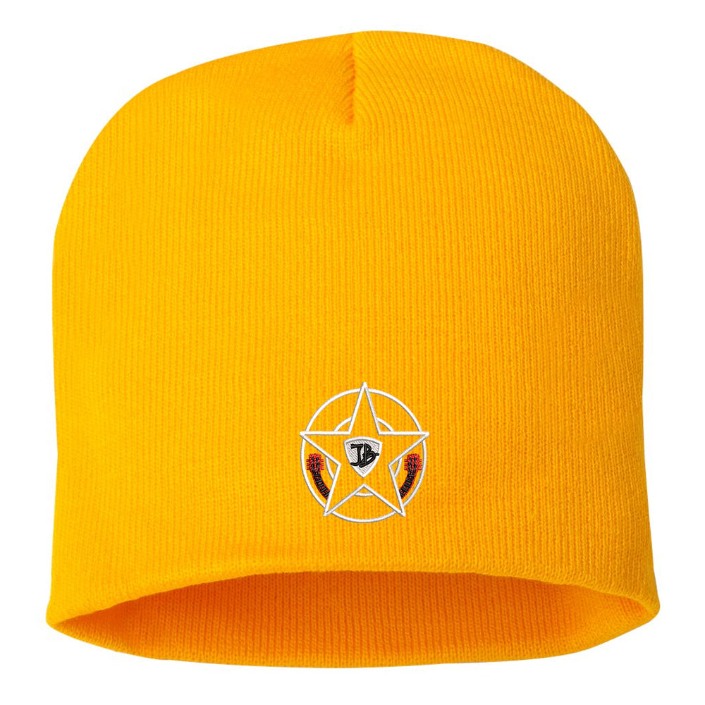 Honorable Blues Knit Beanie - Gold
