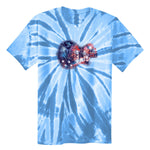 Blues Freedom Tie Dye T-Shirt (Unisex)