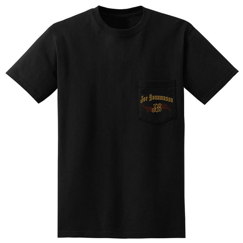 Rock & Blues Guitar Pocket T-Shirt (Unisex)