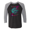 Guitar Space 3/4 Sleeve T-Shirt (Unisex)