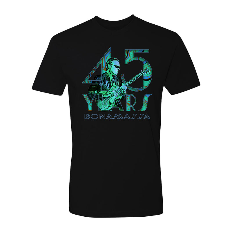 45 Years of Blues T-Shirt (Unisex) - Green Logo