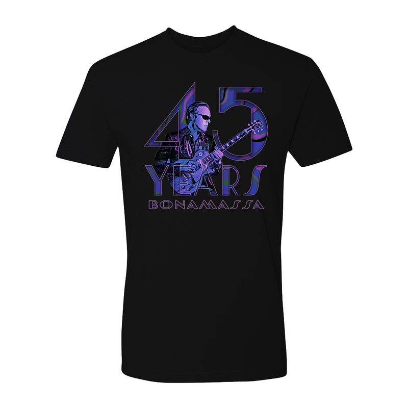 45 Years of Blues T-Shirt (Unisex) - Purple Logo
