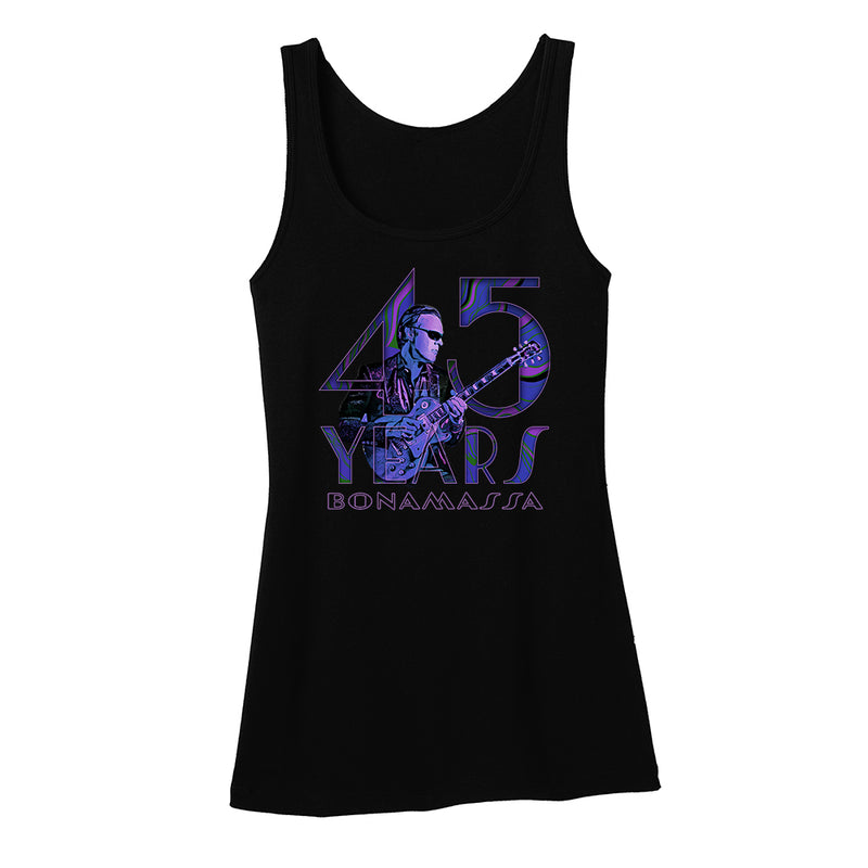 45 Years of Blues Tank (Women) - Purple Logo